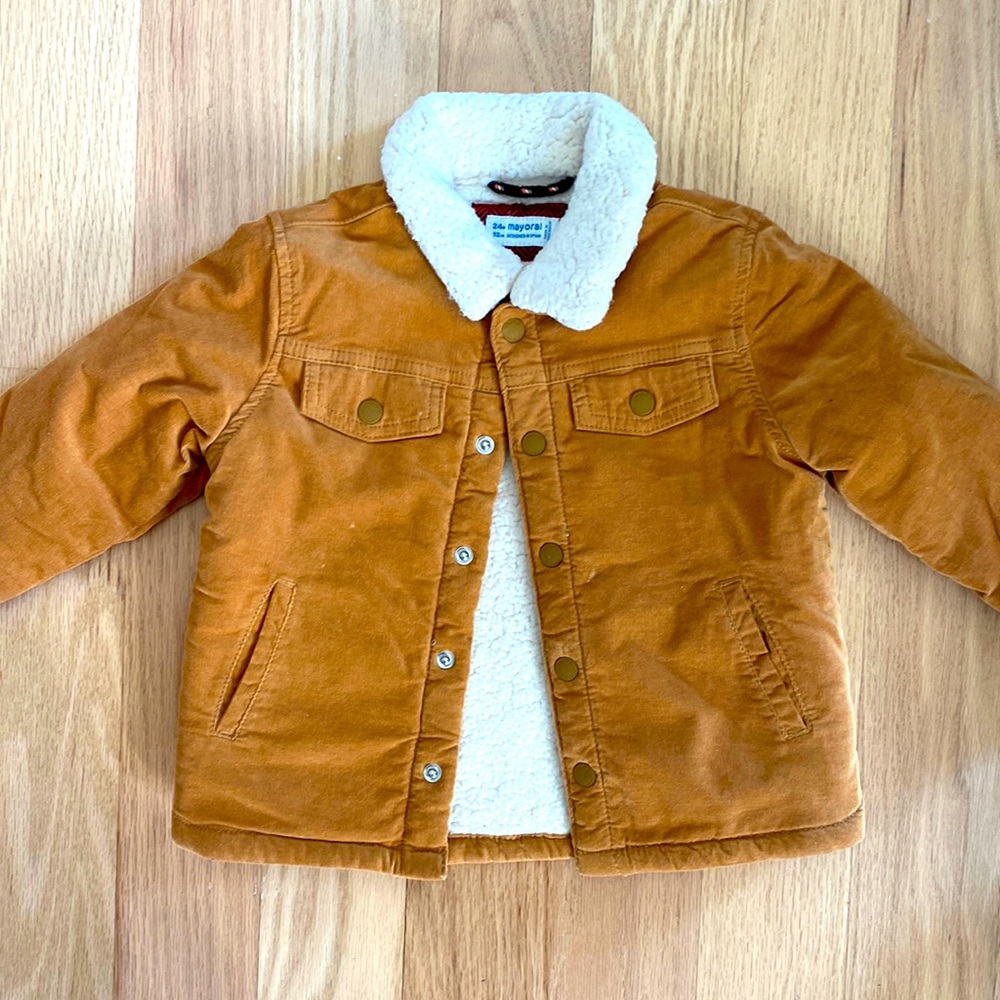 Mayoral corduroy jacket, size 24m